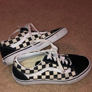 Checkered Old Skool Vans